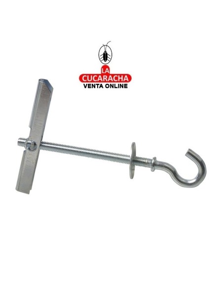 BLISTER 2- TACO BASCULANTE GANCHO ACERO CINCADO.