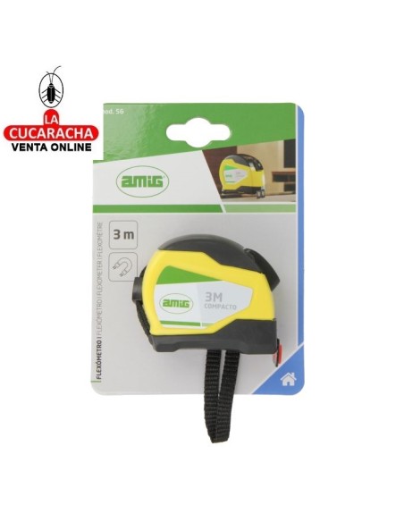 Flexómetro Magnético con freno y caja bimaterial antideslizante Modelo 56.