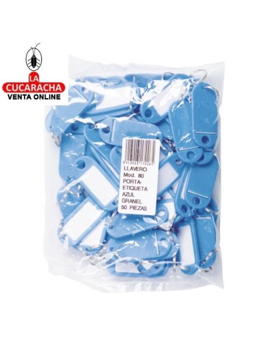 CAJA 50 LLAVEROS PORTAETIQUETAS...