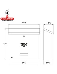 Buzón Acero Exterior Color... 2