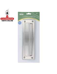 Bocacartas Buzón Acero boca 198x48mm. Modelo 1.