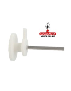 BLISTER 15 COLGADOR PLASTICO CUADROS BLANCO MODELO 190.