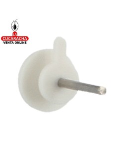 BLISTER 15 COLGADOR PLASTICO CUADROS BLANCO MODELO 190.