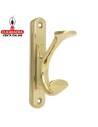 COLGADOR LATON PARED ROPA 2 GANCHOS MODELO 52.