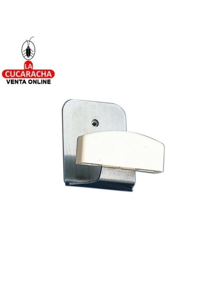 BLISTER 1 COLGADOR CHAPA ACERO INOX PARED ROPA MODELO 8.