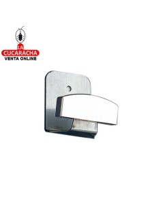 BLISTER 1 COLGADOR CHAPA ACERO INOX PARED ROPA MODELO 8.