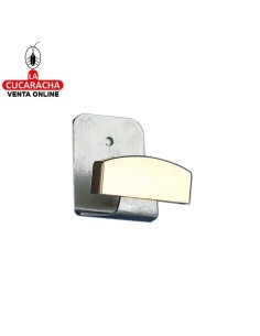 BLISTER 1 COLGADOR CHAPA ACERO INOX PARED ROPA MODELO 8.