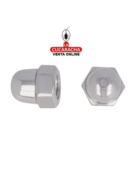 BLISTER TUERCA AUTOBLOCANTE DE ACERO INOX MATE DIN 1587.