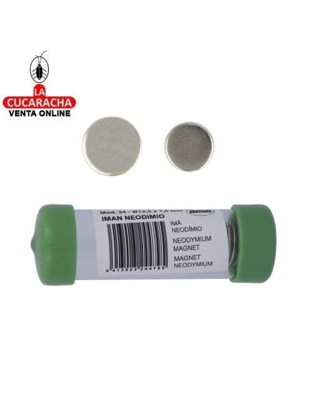 IMAN NEODIMIO REDONDO ADHESIVO MODELO 34.