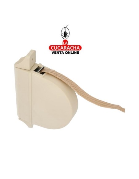 BLISTER RECOGEDOR PERSIANA EXTERIOR ABATIBLE DE PVC.