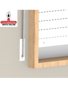 BLISTER RECOGEDOR PERSIANA EMPOTRAR METALICO.