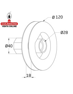 POLEA PERSIANA NYLON PARA... 2