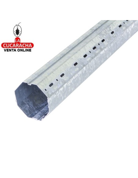 TUBO EJE OCTOGONAL PERSIANA GALVANIZADO MODELO 40.