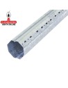 TUBO EJE OCTOGONAL PERSIANA GALVANIZADO MODELO 40.