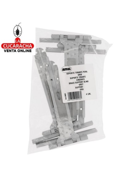 BOLSA 4 SOPORTE TIRANTE PERSIANA ACERO INOX.