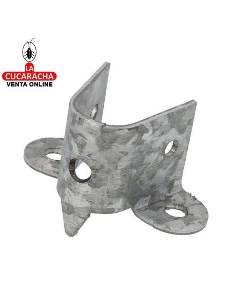 BLISTER 2 SOPORTE DE PINCHO EJE PERSIANA ACERO CINCADO.