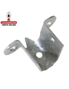 BLISTER 2 SOPORTE DE PINCHO EJE PERSIANA ACERO CINCADO.