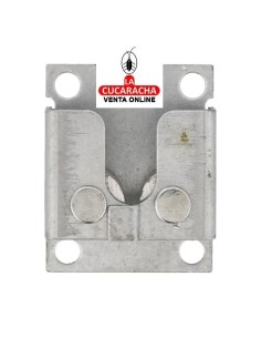 BLISTER SOPORTE DE RODILLOS EJE PERSIANA ACERO CINCADO.