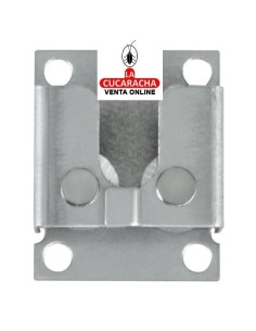 BLISTER SOPORTE DE RODILLOS EJE PERSIANA ACERO CINCADO.