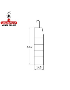 REMATE FINAL LAMA PERSIANA PVC ENGANCHE UNIVERSAL MODELO 50.