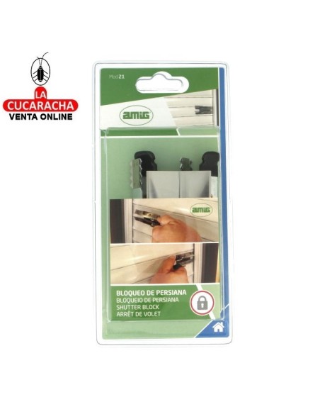 BLISTER 2 BLOQUEO ACERO PERSIANA MODELO 21.