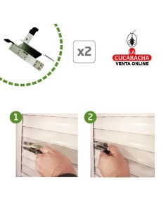 BLISTER 2 BLOQUEO ACERO PERSIANA MODELO 21.