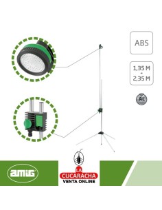 DUCHA JARDIN REGULABLE ALUMINIO Y ABS MODELO 2100.