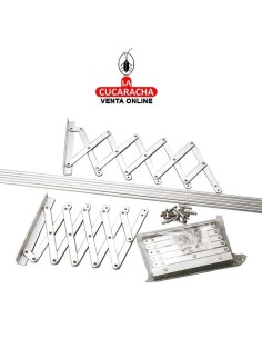 TENDEDERO ROPA EXTENSIBLE INOXIDABLE KIT MODELO 1.
