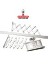 TENDEDERO ROPA EXTENSIBLE INOXIDABLE KIT MODELO 1.
