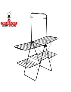 TENDEDERO ROPA VERTICAL ACERO Y PLASTICO MODELO AERIA-T29M.