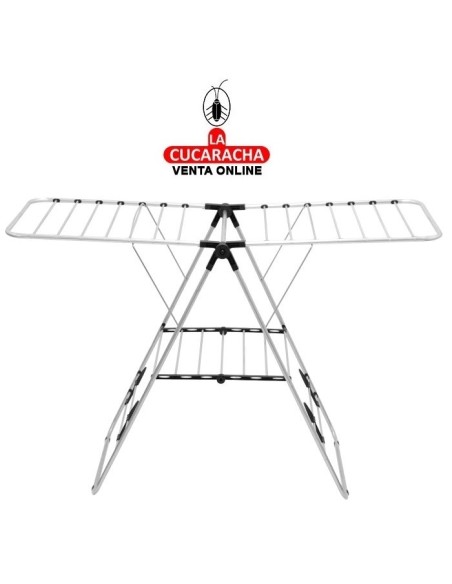 TENDEDERO ROPA ALAS PLEGABLES ALUMINIO MODELO AERIA-U15M.
