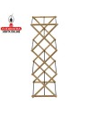 TENDEDERO ROPA TORRE PLEGABLE ACERO-BAMBU MODELO AERIA-Z5M.