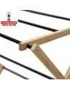 TENDEDERO ROPA TORRE PLEGABLE ACERO-BAMBU MODELO AERIA-Z5M.