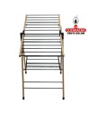 TENDEDERO ROPA ALAS PLEGABLE ACERO-BAMBU MODELO AERIA-N13M.