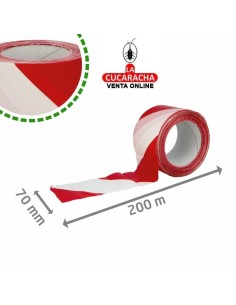 CINTA BALIZAJE DELIMITACION ZONAS 70MMX200M. MODELO 522.