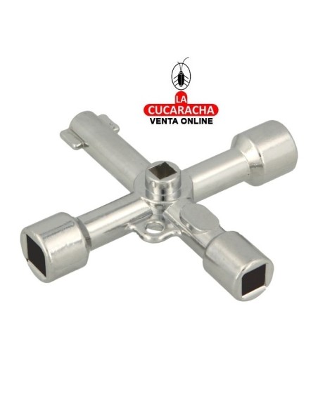 BLISTER LLAVE CONTADOR UNIVERSAL ACERO MODELO 107.