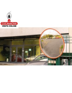 ESPEJO CONVEXO SEGURIDAD GARAJES NARANJA MODELO AMIG 1.