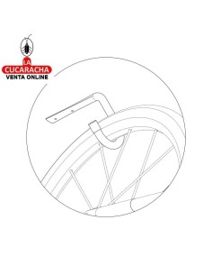 COLGADOR BICICLETA TECHO ACERO MODELO 750.