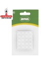 BLISTER 40-GOTA PROTECTORA ADHESIVA PVC MUEBLES 8x2.5mm MODELO 610.
