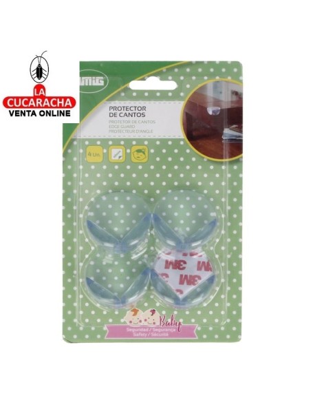 BLISTER 4-PROTECTOR DE CANTOS ADHESIVO TRANSPARENTE MODELO CS500.
