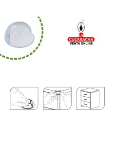 BLISTER 4-PROTECTOR DE CANTOS ADHESIVO TRANSPARENTE MODELO CS500.