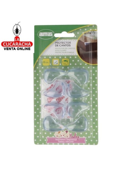 BLISTER 8-PROTECTOR DE CANTOS ADHESIVO TRANSPARENTE MODELO CS501.