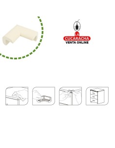 BLISTER 4-PROTECTOR DE CANTOS ACOLCHADO ADHESIVO MODELO CS502.