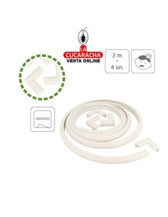 BLISTER 2 METROS-PROTECTOR DE CANTOS ACOLCHADO ADHESIVO MAS 4 ESQUINEROS MODELO CS504.