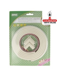 BLISTER 2 METROS-PROTECTOR DE CANTOS ACOLCHADO ADHESIVO MAS 4 ESQUINEROS MODELO CS504.