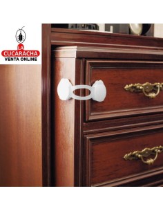 BLISTER 2-CIERRE SEGURIDAD MULTIUSO CORTO ADHESIVO MODELO CS506.