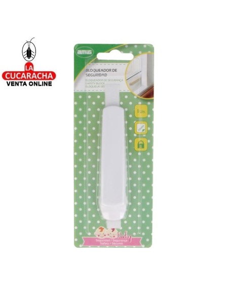 BLISTER BLOQUEADOR SEGURIDAD PUERTAS Y VENTANAS CORREDERAS MODELO CS511.