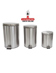 CUBO ACERO INOX CON PEDAL...