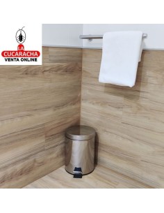 CUBO ACERO INOX CON PEDAL MODELO BAKO.