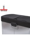 CUBO RECICLAJE DOBLE ACERO INOX CON PEDAL MODELO RECIK2.